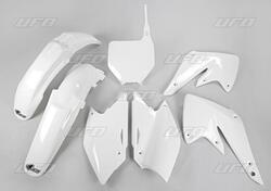 Kit plastiche moto UFO Kawasaki KXF 250 04-05 Bian 