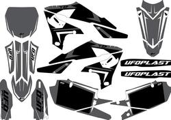 Kit grafica Ufo Apodis per Yamaha Grigio YZ UFO 