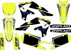 Kit grafica Ufo Apodis per Yamaha Giallo fluo UFO 