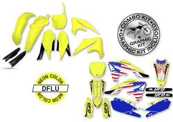 Kit plastiche+decals Ufo Patriot Yamaha Giallo flu 