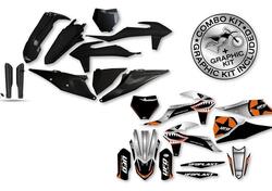 Kit plastiche+decals Ufo Thunder Ktm Nero UFO 