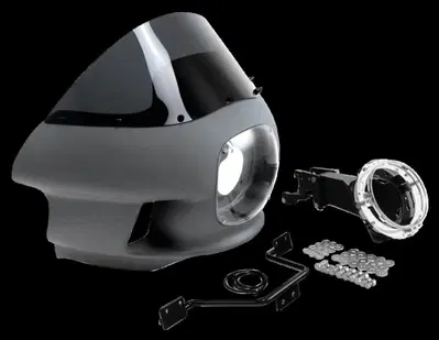 Carena stile FXR Police per Dyna dal 2006 al 2017 Zodiac