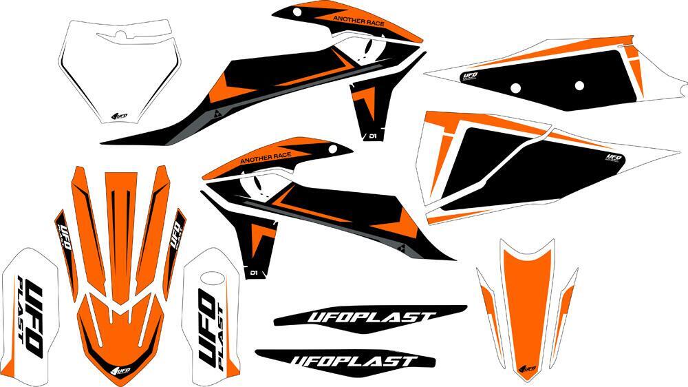 Kit grafica Ufo Apodis per Ktm oem UFO 