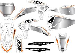 Kit grafica Ufo Stardust per Ktm Bianco UFO 