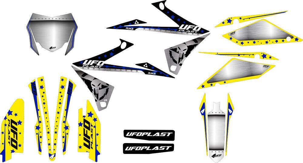 Kit grafica Ufo Stardust per Suzuki Giallo UFO 