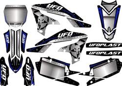 Kit grafica Ufo Stardust per Yamaha Nero UFO 