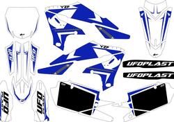 Kit grafica Ufo Apodis per Yamaha Bianco UFO 