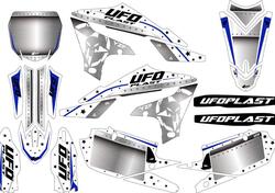 Kit grafica Ufo Stardust per Yamaha Bianco UFO 