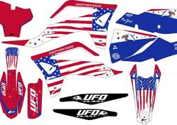 Kit grafica Ufo Patriot per Gas Gas Rosso UFO 