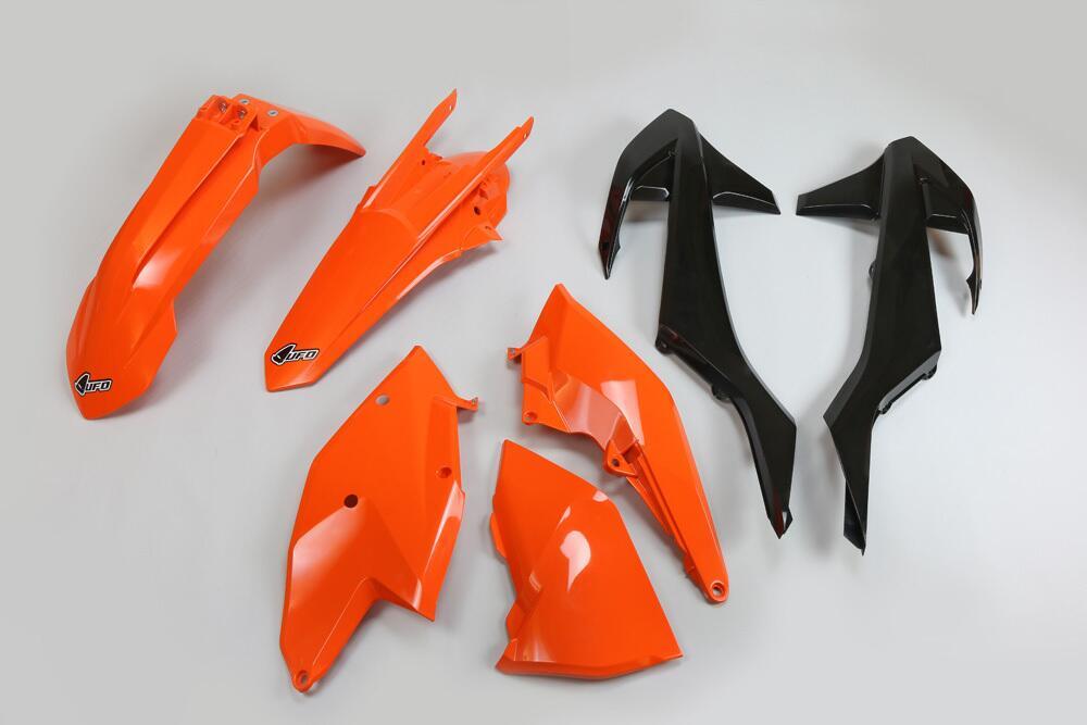 Kit plastiche moto UFO Ktm EXC 125 17-19 colore or 