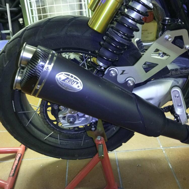 Scarico Zard ceramizzato omologato per Triumph scr (2)