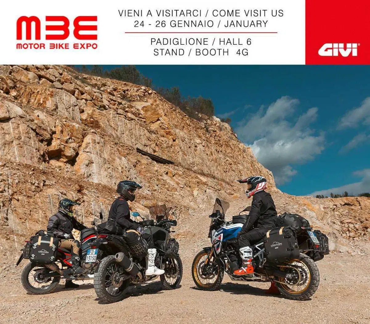 GIVI a MBE 2025. La novità top? Il modulare in carbonio X50