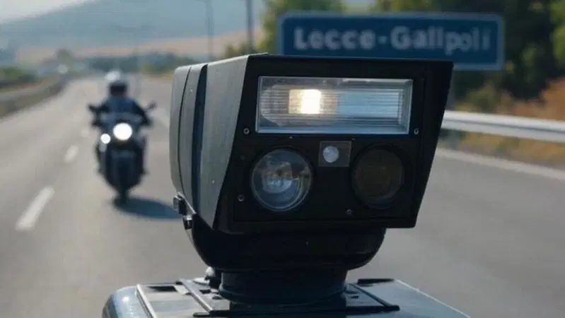 64 mila multe in un anno: sanzioni da record per l'autovelox sulla 101 Lecce-Gallipoli. Ecco quanto ha incassato il dispositivo