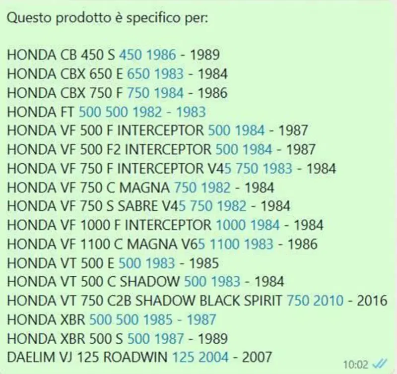 LEVA DESTRA RMS PER HONDA SILVER WING CODICE 18412 (3)