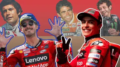 Marc Marquez che pu&ograve; sorpassare Giacomo Agostini, Valentino Rossi, Casey Stoner e i 16 record che possono essere battuti nella MotoGP 2025
