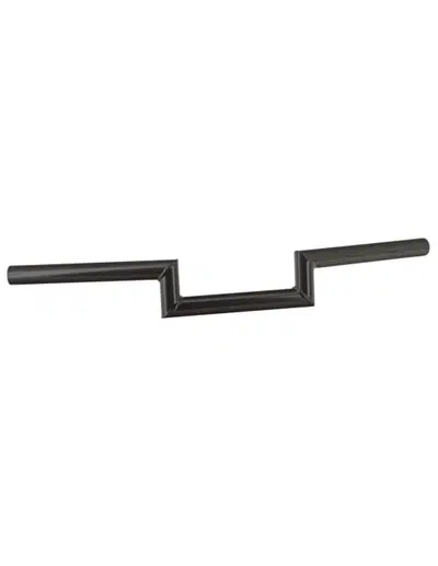 Manubrio Z Bar 1", alto 3", Largo 56 cm, nero, con Zodiac