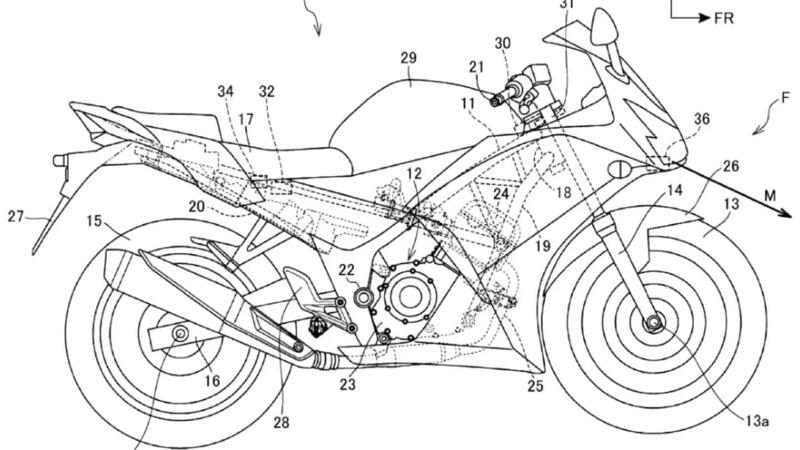 Honda sta progettando uno sterzo assistito anti caduta?