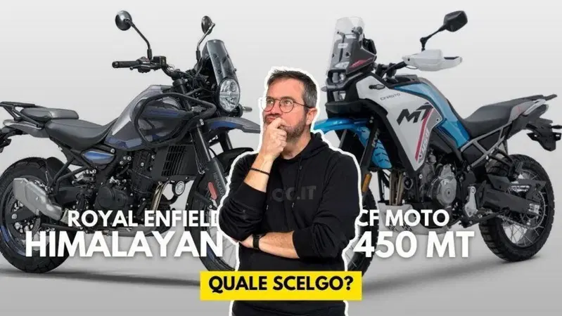 Quale Scelgo? Confrontiamo Royal Enfield Himalayan e CF Moto 450 MT [VIDEO]
