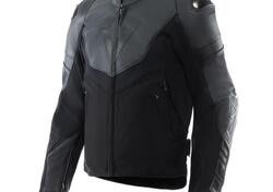 Giacca Moto Pelle Dainese Iperattiva Nero