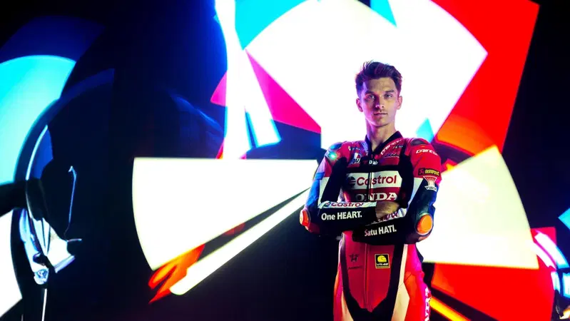 MotoGP 2025. Luca Marini al secondo anno in HRC: "Bellissimi colori, vogliamo migliorare ancora"