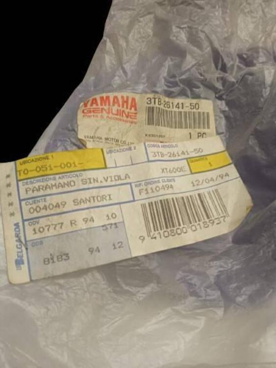 Paramano Sinistro per Moto Yamaha XT600E e XT600Z (3)