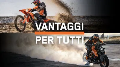 Vantaggi per chi compra KTM 