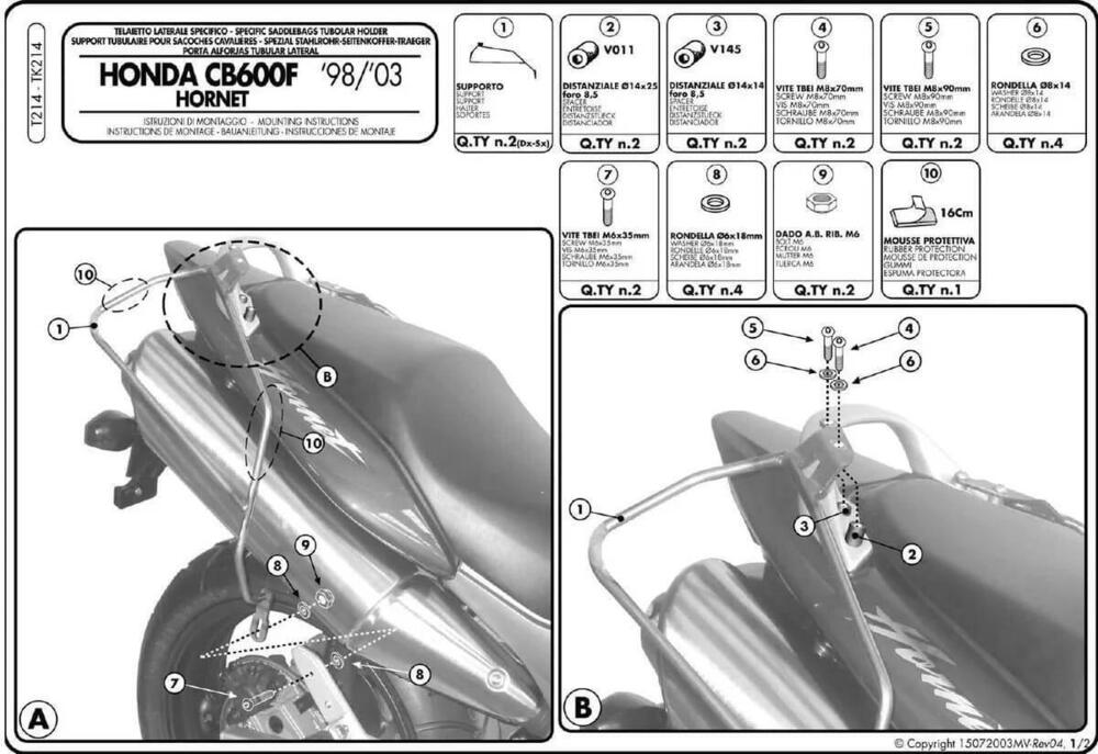 Honda Hornet 600 (2003 - 04) (4)