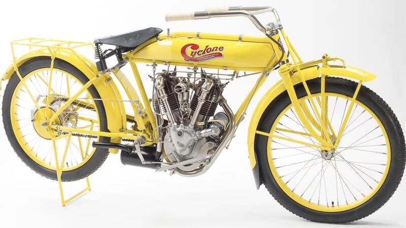 Cyclone V-Twin del 1915: la pi&ugrave; cara di sempre