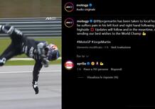 MotoGP 2025. Test di Sepang. Highside per Jorge Martin: fratturati un piede e una mano, si deve operare [VIDEO dell'incidente]