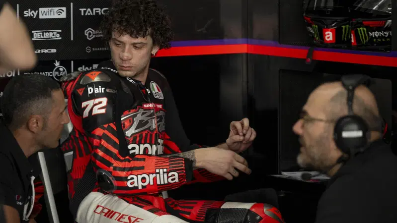 MotoGP 2025. Test di Sepang. Marco Bezzecchi: "Dobbiamo lavorare sul posteriore, ma &egrave; ancora troppo presto per capire se &egrave; un problema di gomme o di moto"