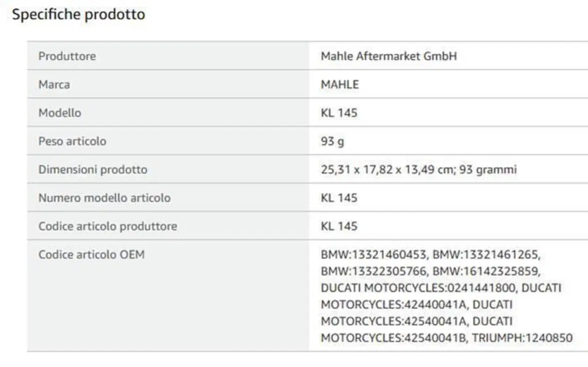 FILTRO BENZINA MAHLE PER VARI MODELLI CODICE KL 14 (3)