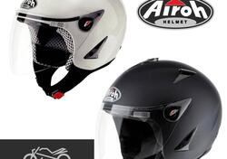 CASCO JET JT AIROH NERO O BIANCO