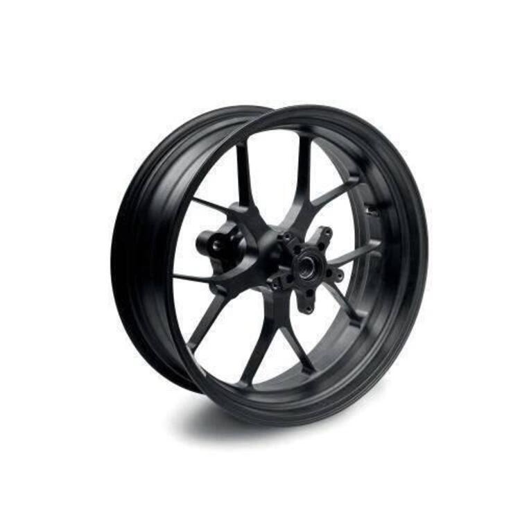 CERCHIO POSTERIORE FORGIATO NERO Aprilia