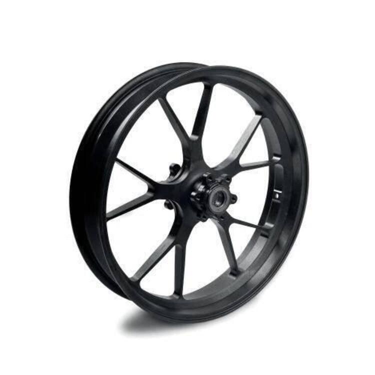 CERCHIO ANTERIORE FORGIATO NERO Aprilia