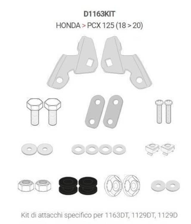 PARABREZZA GIVI PER HONDA PCX 125 CODICE 1129DT (2)