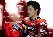 MotoGP 2025. Test di Thailandia. Marc Marquez risponde a Pecco Bagnaia: Io favorito per la prima gara? No, lui