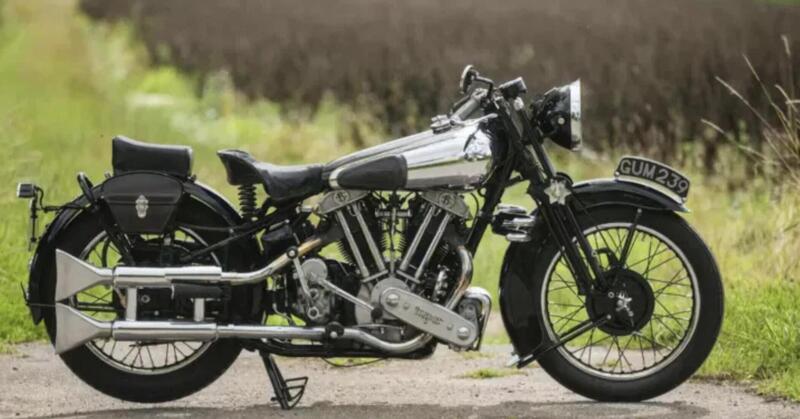 Una leggendaria Brough Superior SS100 protagonista al Classic Bike Show