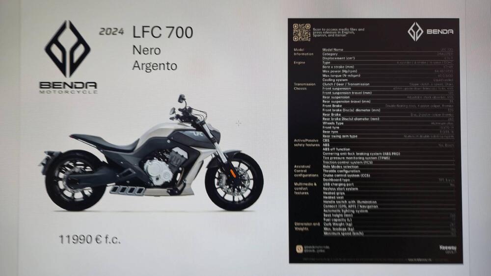 Benda Motorcycles LFC 700 (2024 - 25)