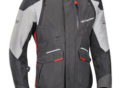 Giacca moto Ixon BALDER 3 strati Nero Grigio Rosso