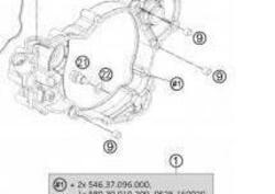 CARTER FRIZIONE CODICE KTM 54830001244