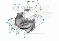 Faro anteriore Yamaha T Max560 B7M843000000