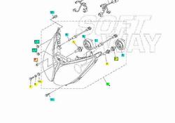 Faro anteriore Yamaha T Max 500 4B5843100200