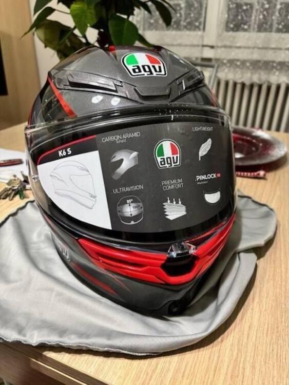 Casco AGV K6 S taglia L (2)