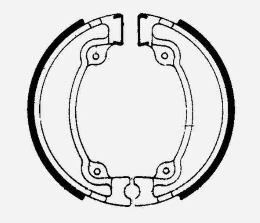 GANASCE FRENO FERODO PER HONDA XL 600. CODICE FSB7 (2)