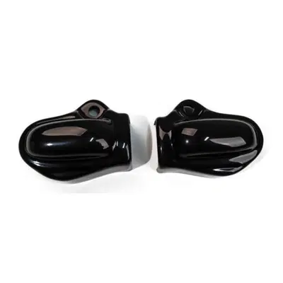 Coperture perno ruota anteriore nero lucido per Vr 