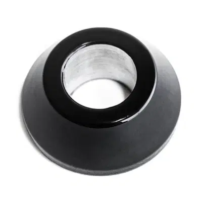 Distanziale ruota anteriore lato ABS nero lucido p 