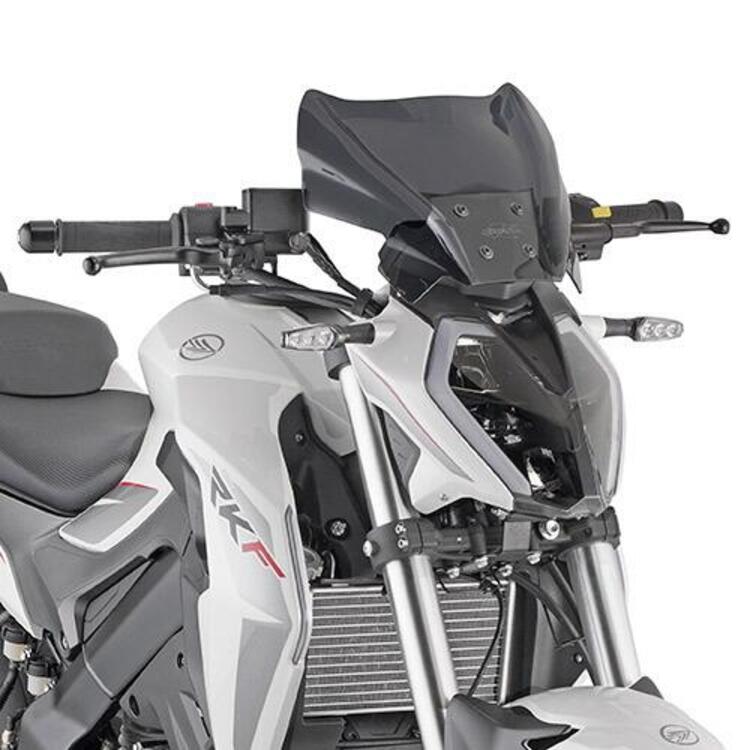 Givi 1173S spoiler fumè 22x31 cm per Benelli - Hon