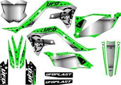 Kit grafica Ufo Stardust per Kawasaki oem UFO 