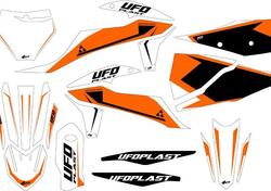 Kit grafica Ufo Stokes per Ktm Bianco UFO 