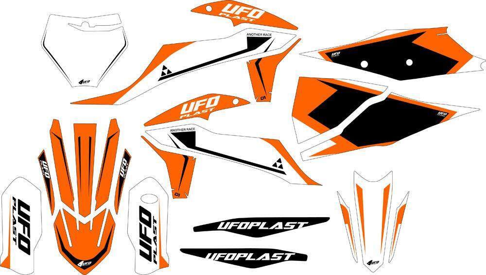 Kit grafica Ufo Stokes per Ktm oem UFO 